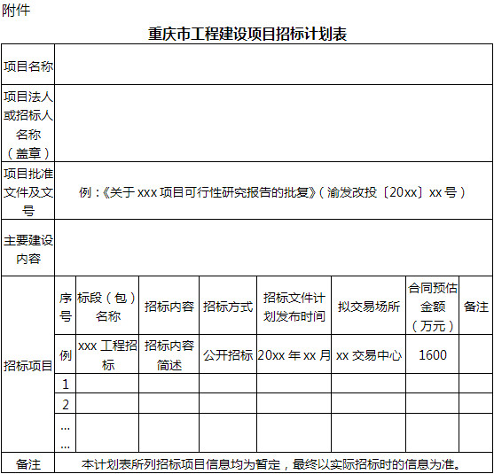 重庆市工程建设项目招标计划表.jpg