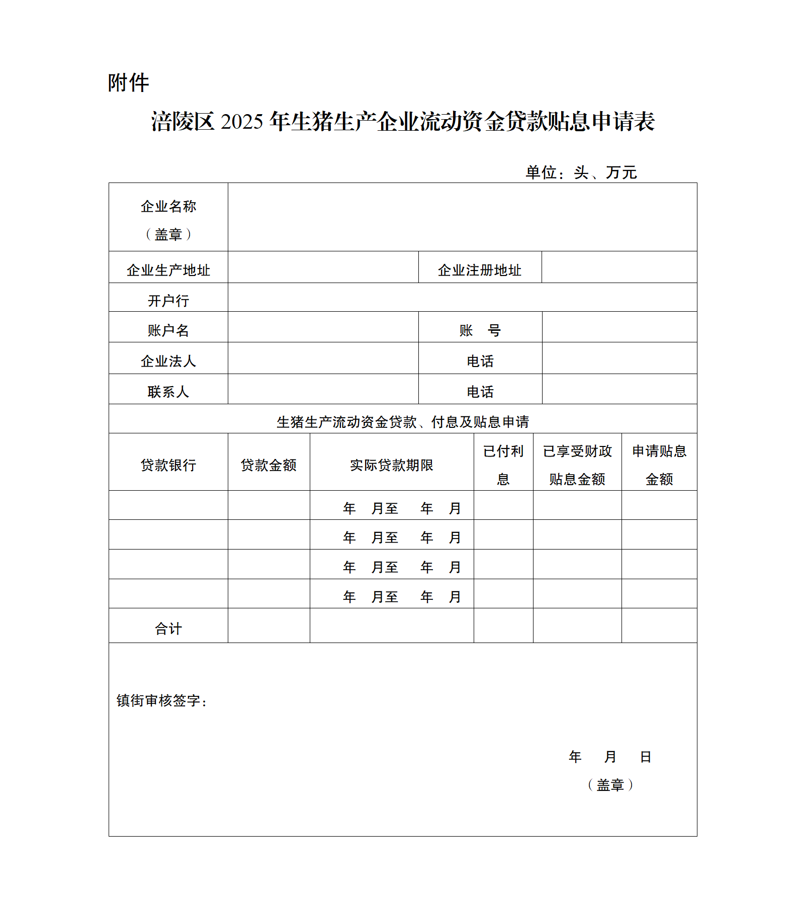 涪陵农委函〔2025〕291号 关于印发《足球竞彩网
2025年生猪养殖企业流动资金贷款贴息实施方案》的函 - 表格_01.png
